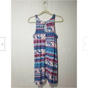 Bobbie Brooks Elephant Print Shift Dress